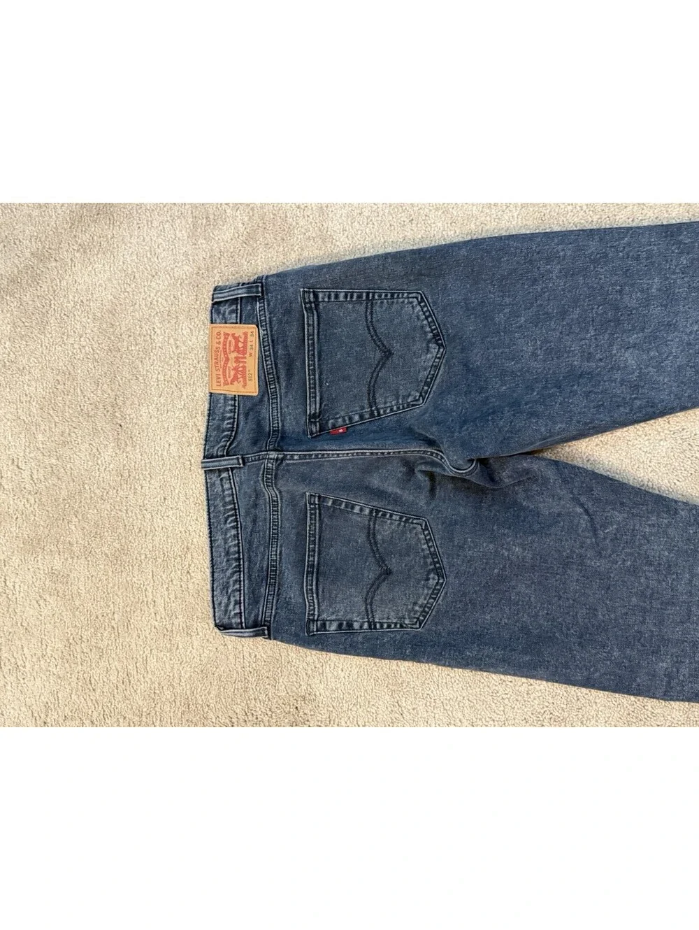 Levi’s 512 Slim Taper Jeans Men’s W34 L34 Gray Wash Stretch Denim Pants